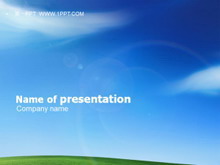 XP桌面风格的自然风光PPT模板下载-第一PPT