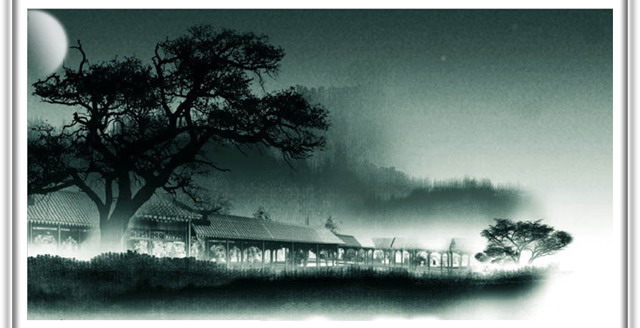 图片[1]-水墨画背景中国风PPT模板下载-第一PPT