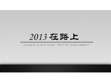 《在路上》PowerPoint动画下载-第一PPT
