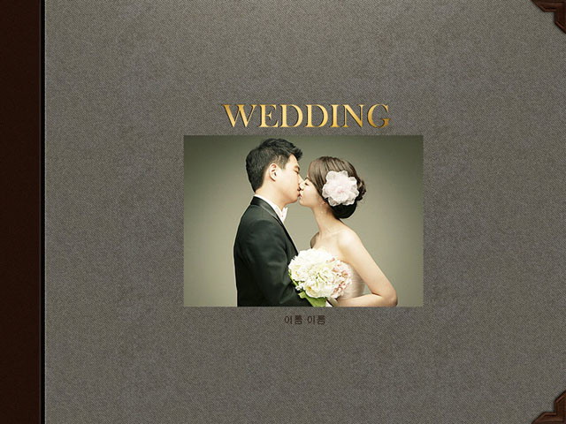 图片[1]-结婚纪念册PPT模板下载-第一PPT