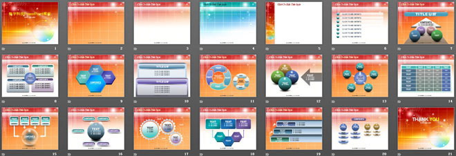 图片[2]-数字时间主题科技PowerPoint模板免费下载-第一PPT