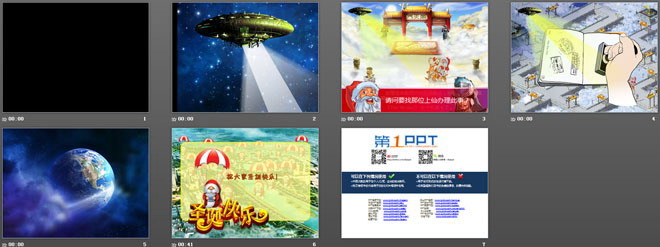 图片[2]-优秀搞笑的圣诞节幻灯片动画-第一PPT