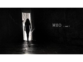 黑白欧美人物背景个性PPT模板下载-第一PPT
