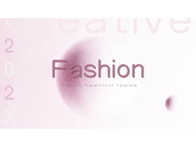 简约粉色时尚美容化妆品行业工作汇报PPT模板-第一PPT