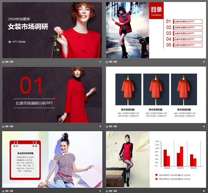 图片[2]-欧美时尚女装行业调研分析PPT模板-第一PPT