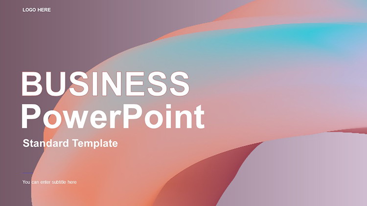 图片[1]-莫兰迪配色抽象时尚商务汇报PPT模板下载-第一PPT