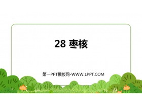 《枣核》PPT免费课件下载-第一PPT