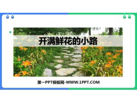 《开满鲜花的小路》PPT免费教学课件-第一PPT