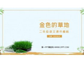 《金色的草地》PPT免费教学课件下载-第一PPT