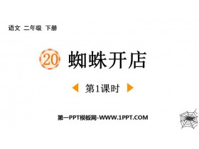 《蜘蛛开店》PPT课件(第1课时)-第一PPT