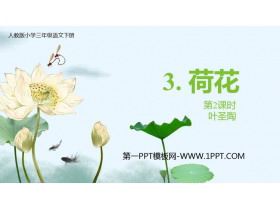 《荷花》PPT免费下载(第2课时)-第一PPT