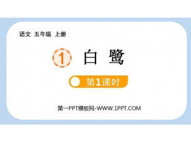 《白鹭》PPT课件下载(第1课时)-第一PPT