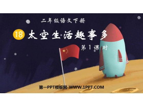 《太空生活趣事多》PPT下载(第1课时)-第一PPT