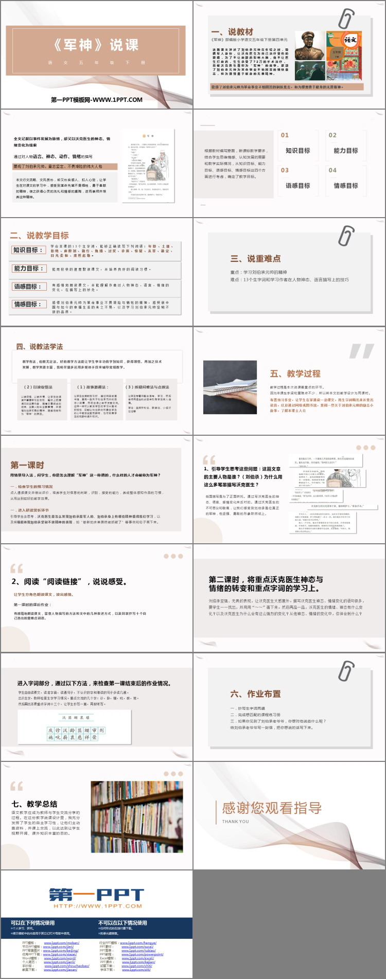 图片[2]-《军神》PPT说课课件-第一PPT