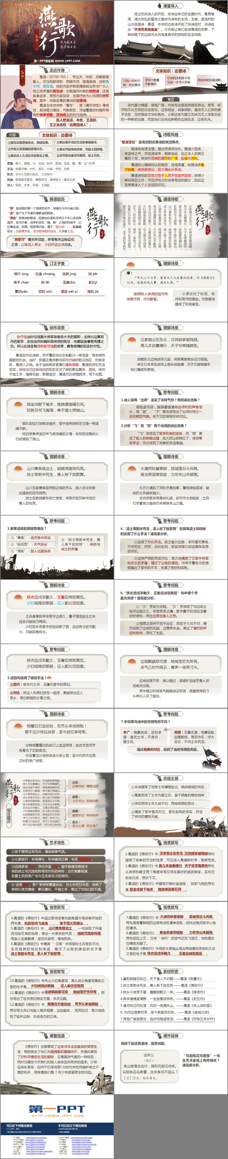 图片[2]-《燕歌行》PPT下载-第一PPT