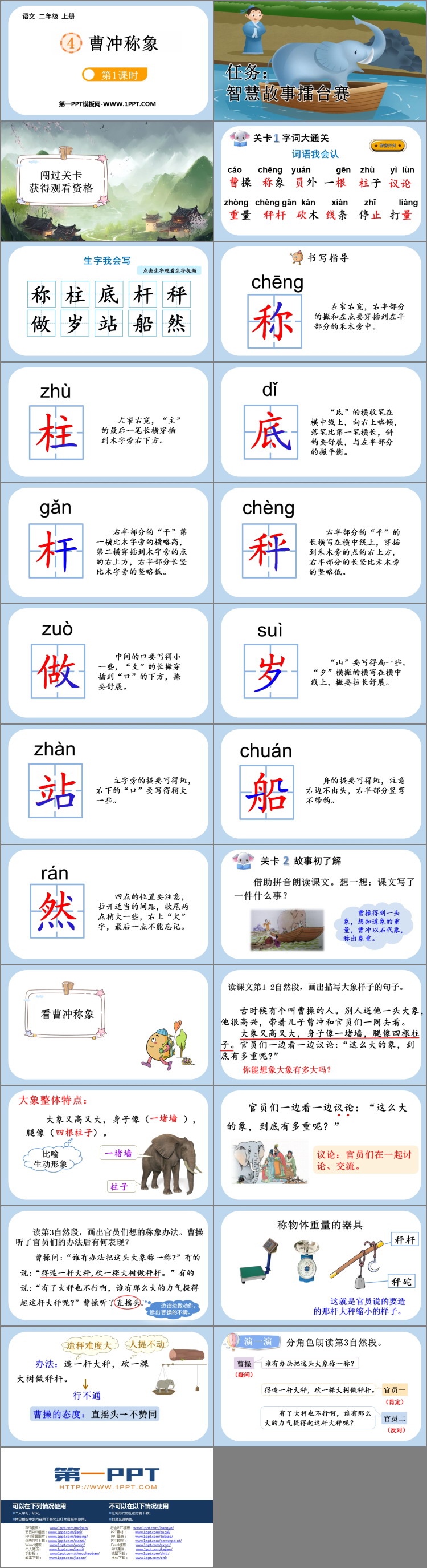 图片[2]-《曹冲称象》PPT课件(第1课时)-第一PPT