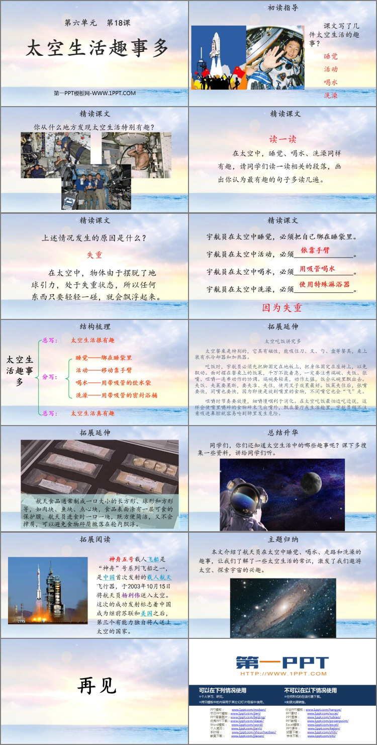 图片[2]-《太空生活趣事多》PPT免费优质课件-第一PPT