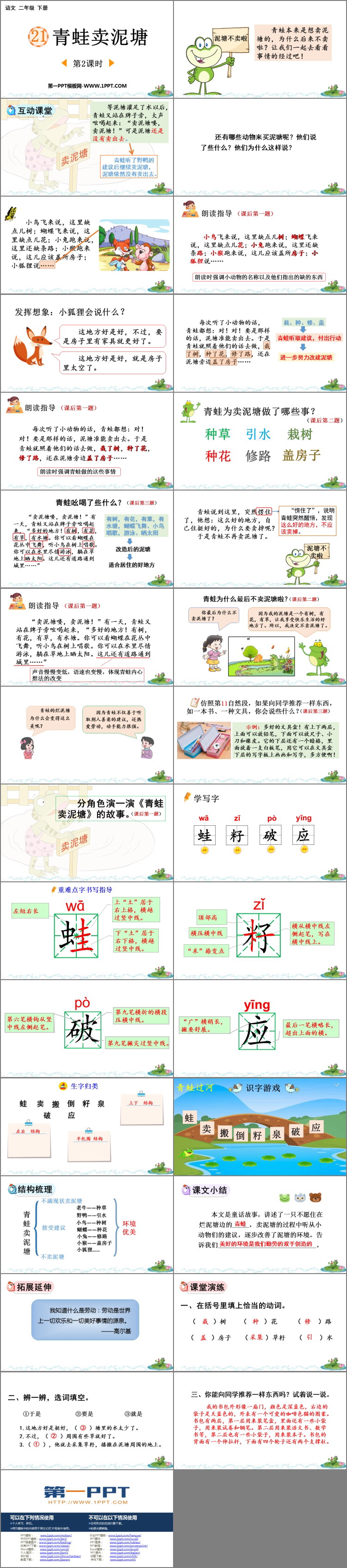 图片[2]-青蛙卖泥塘-第一PPT