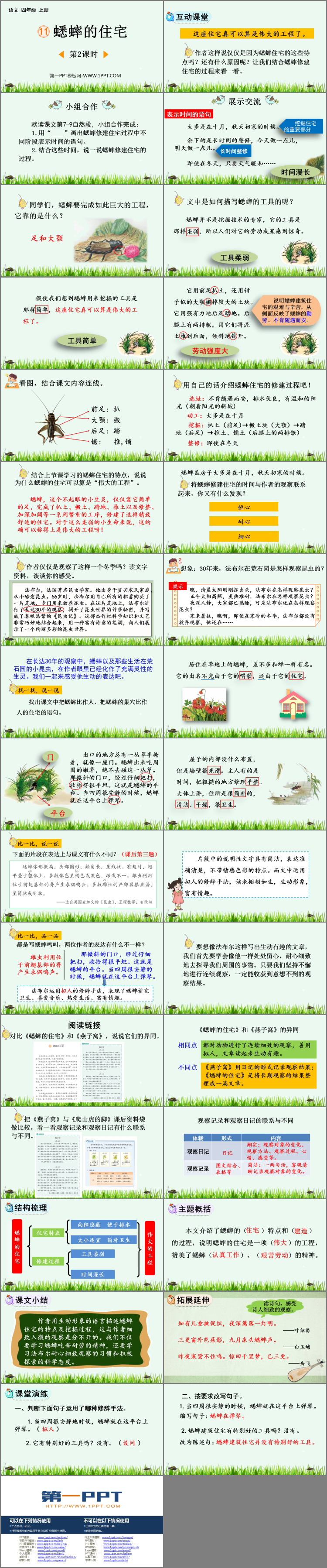 图片[2]-《蟋蟀的住宅》PPT免费课件(第2课时)-第一PPT