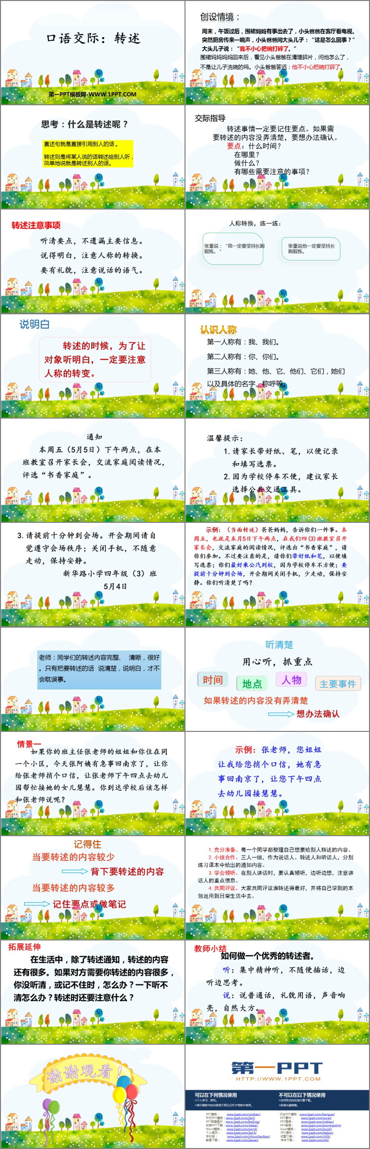 图片[2]-《转述》口语交际PPT免费下载-第一PPT