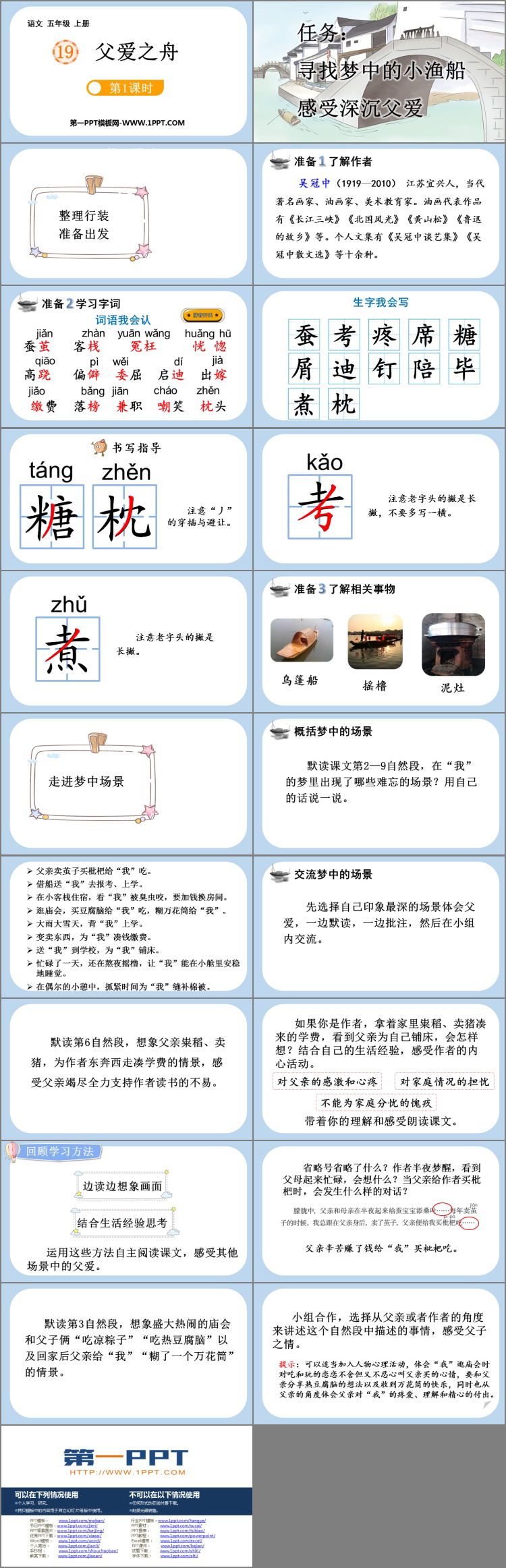 图片[2]-《父爱之舟》PPT课件下载(第1课时)-第一PPT
