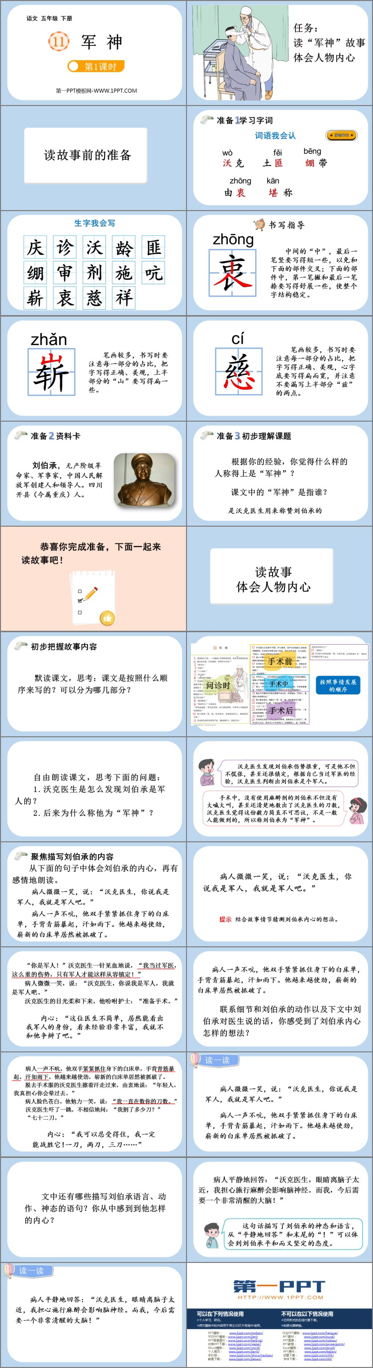图片[2]-《军神》PPT课件下载(第1课时)-第一PPT