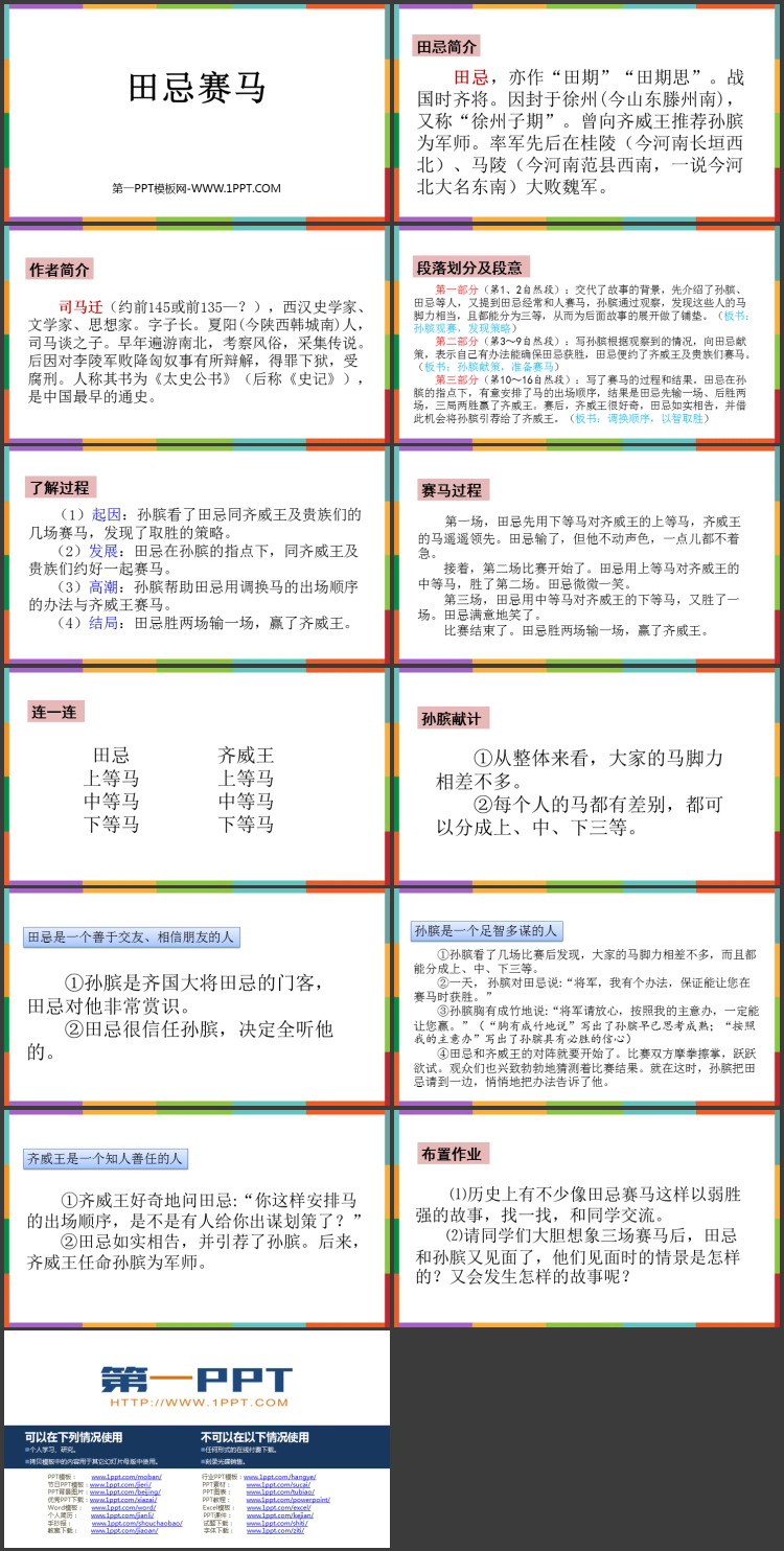 图片[2]-《田忌赛马》PPT优质课件下载-第一PPT