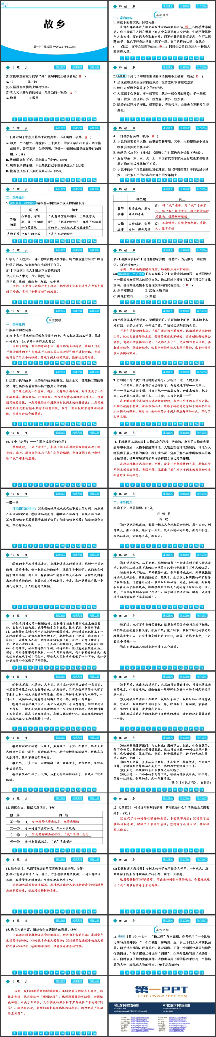 图片[2]-《故乡》PPT优质教学课件下载-第一PPT
