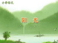 阳光PPT课件-第一PPT