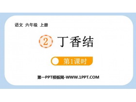 《丁香结》PPT免费课件(第1课时)-第一PPT