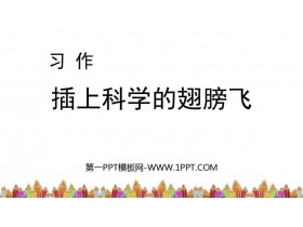 《插上科学的翅膀飞》PPT教学课件下载-第一PPT