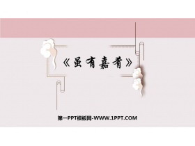 《虽有嘉肴》PPT优质课件下载-第一PPT