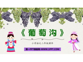 《葡萄沟》PPT优质课件下载-第一PPT