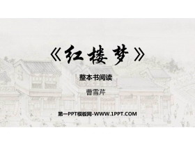 《红楼梦》整本书阅读PPT教学课件-第一PPT