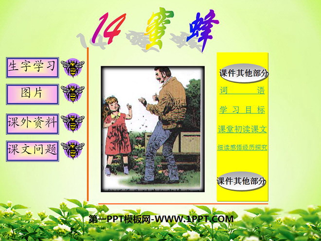 图片[1]-《蜜蜂》PPT教学课件下载-第一PPT