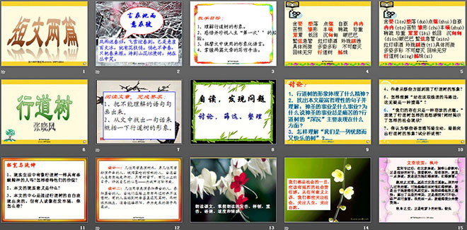 图片[2]-短文两篇《第一次真好》《行道树》PPT课件-第一PPT