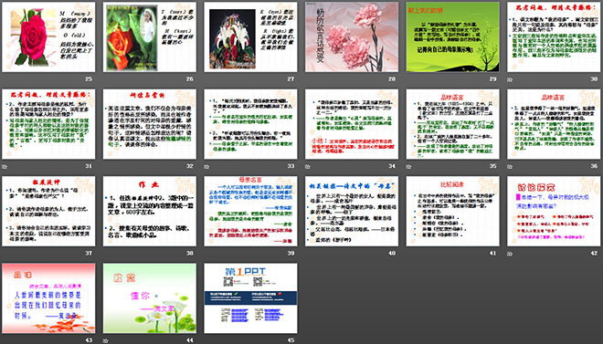 图片[3]-《我的母亲》PPT课件4-第一PPT