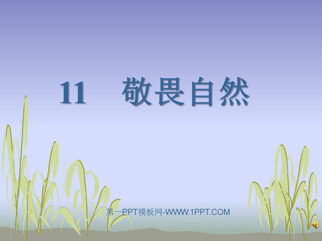 图片[1]-《敬畏自然》PPT课件-第一PPT