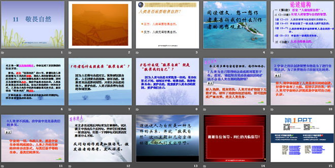 图片[2]-《敬畏自然》PPT课件-第一PPT