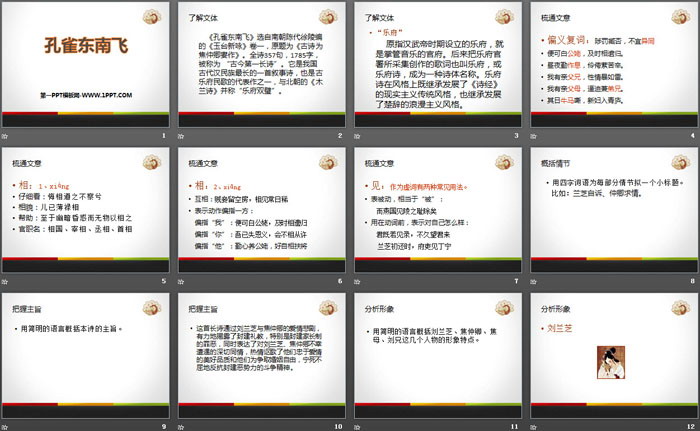 图片[2]-《孔雀东南飞》PPT-第一PPT
