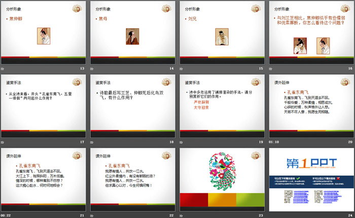 图片[3]-《孔雀东南飞》PPT-第一PPT