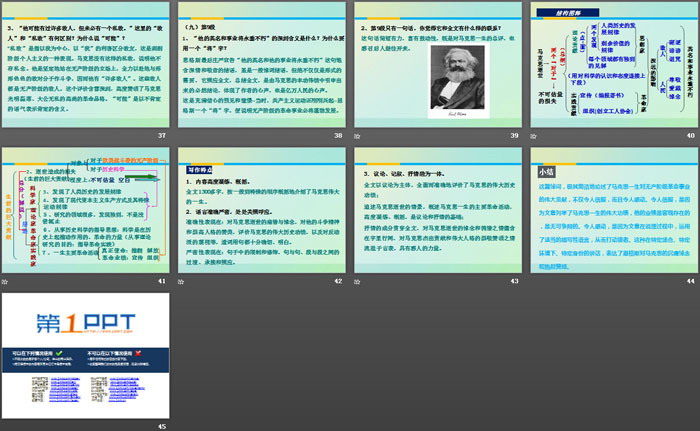 图片[5]-《在马克思墓前的讲话》PPT下载-第一PPT