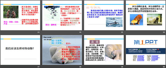 图片[3]-《动物游戏之谜》PPT课件下载-第一PPT