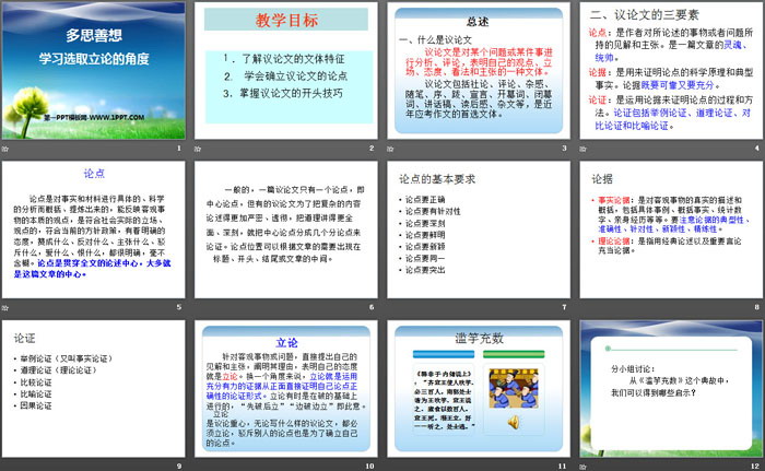 图片[2]-《多思善想 学习选取立论的角度》PPT-第一PPT