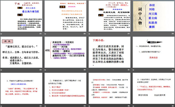 图片[4]-《永遇乐·京口北固亭怀古》辛弃疾词两首PPT-第一PPT