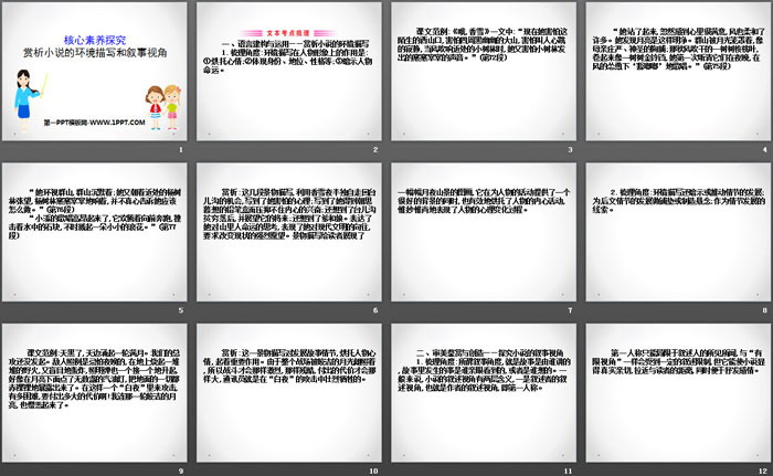图片[2]-《赏析小说的环境描写和叙事视角》核心素养探究PPT-第一PPT