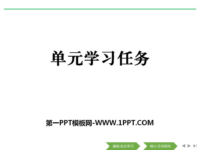图片[1]-《单元学习任务》(第三单元)PPT-第一PPT