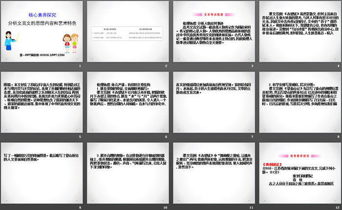 图片[2]-《分析文言文的思想内容和艺术特色》核心素养探究PPT-第一PPT
