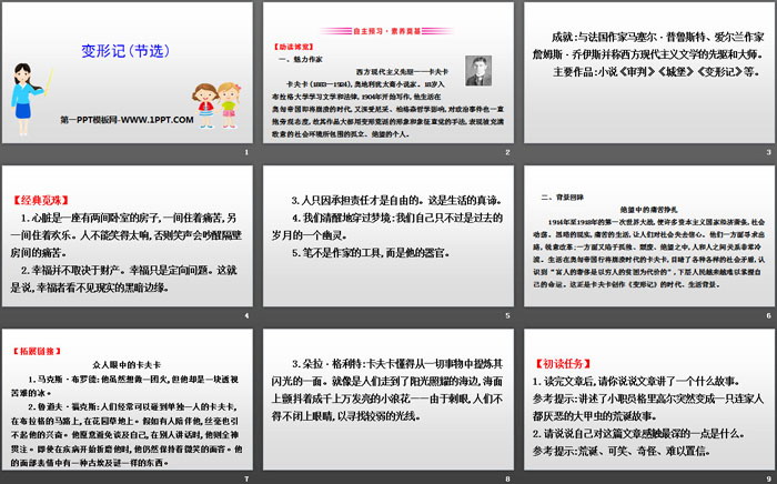 图片[2]-《变形记》PPT下载-第一PPT