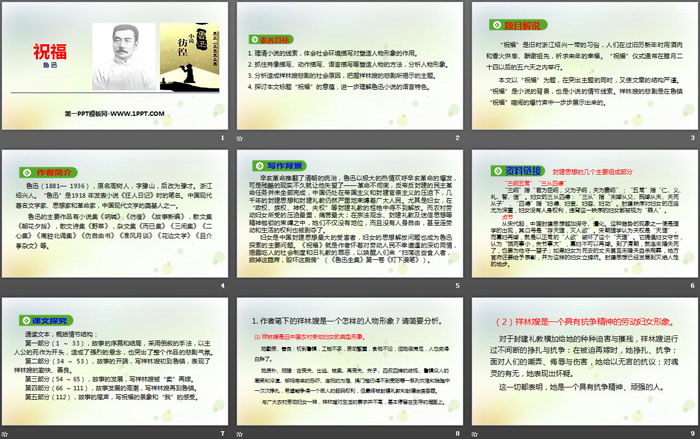 图片[2]-《祝福》PPT优秀课件-第一PPT